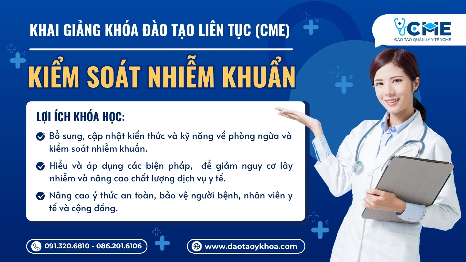 Kiểm soát nhiễm khuẩn trong các cơ sở khám bệnh, chữa bệnh - CME 48 Tiết"