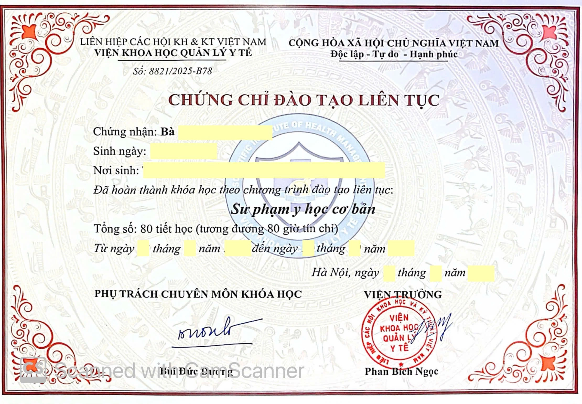 Sư phạm y học cơ bản - CME 80 Tiết