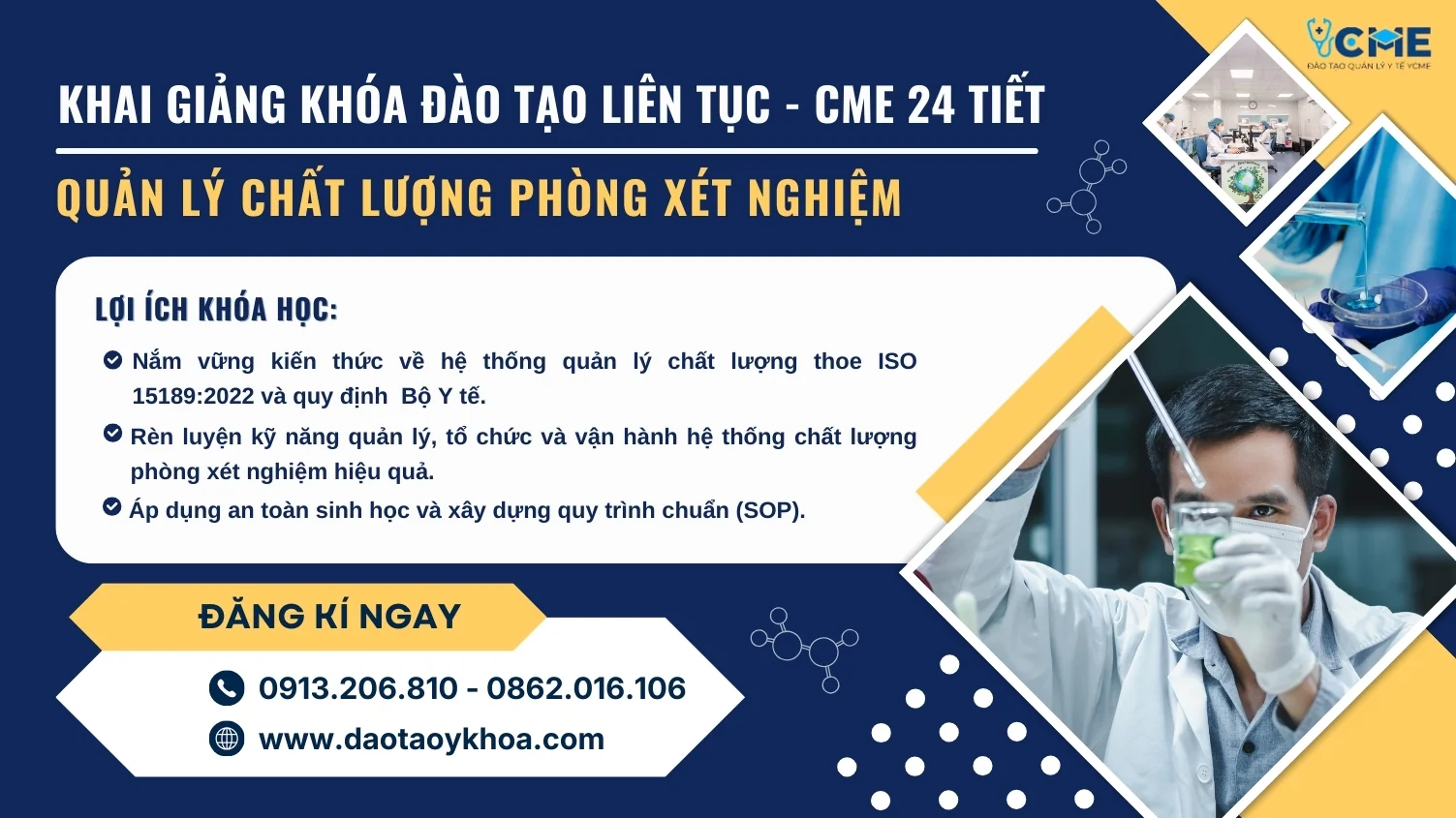 Quản lý chất lượng phòng xét nghiệm - CME 24 Tiết