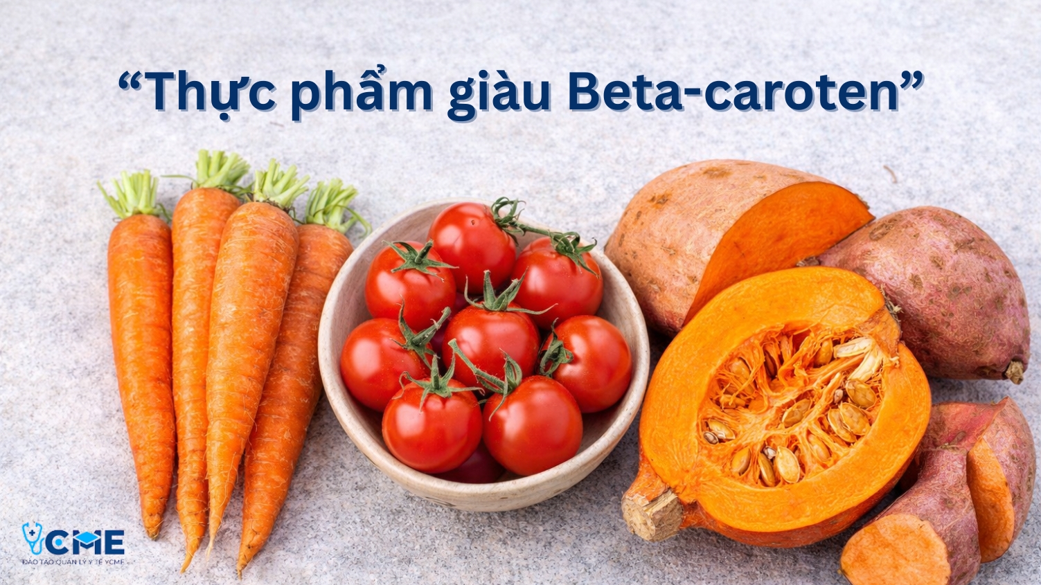 Vegetables rich in beta-carotene