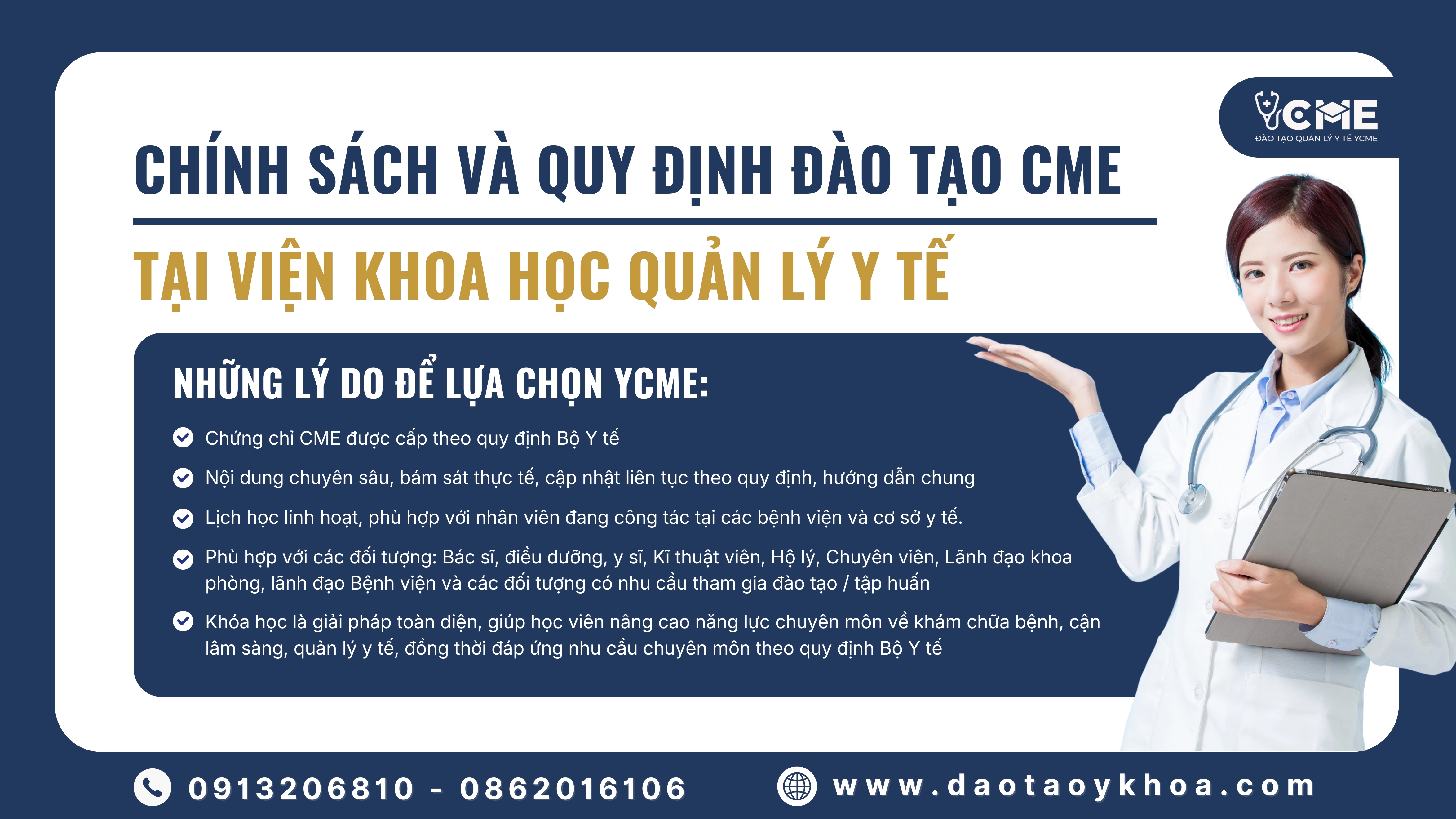 CHÍNH SÁCH VÀ QUY ĐỊNH ĐÀO TẠO CME